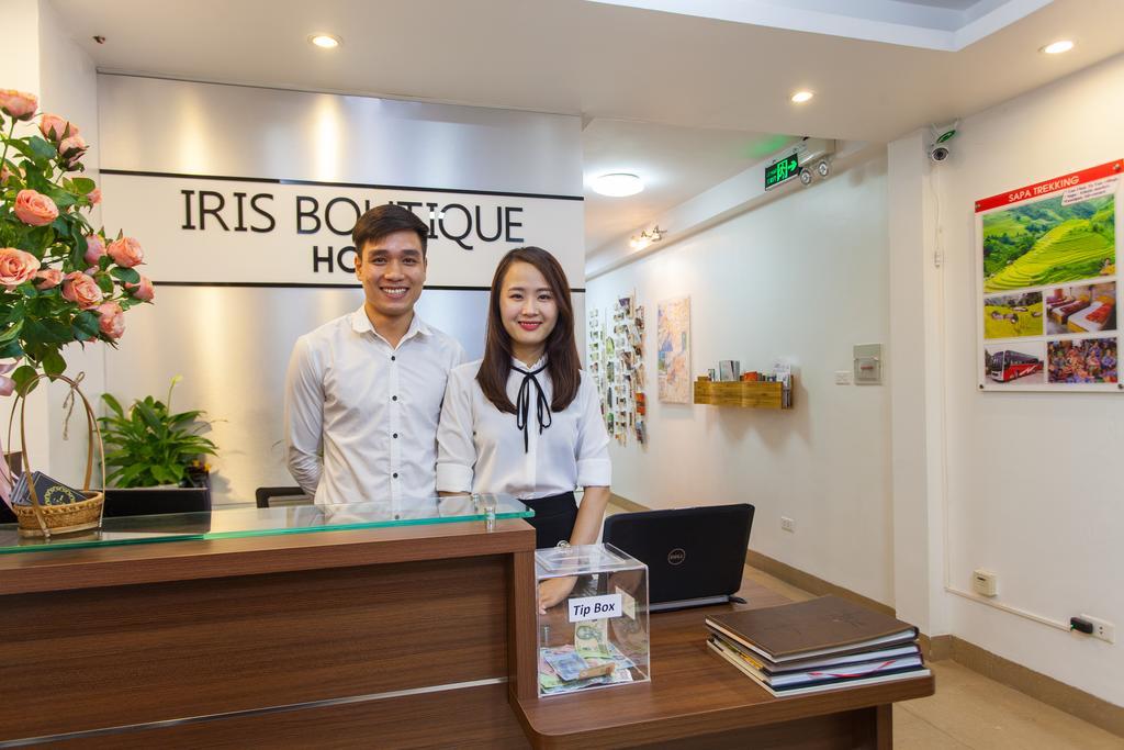 Iris Boutique Hotel Hanoi Exteriör bild