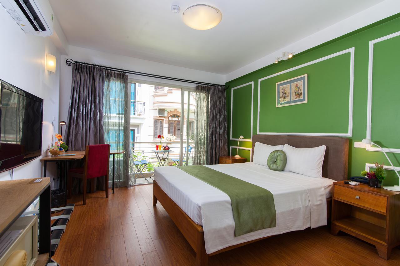 Iris Boutique Hotel Hanoi Exteriör bild